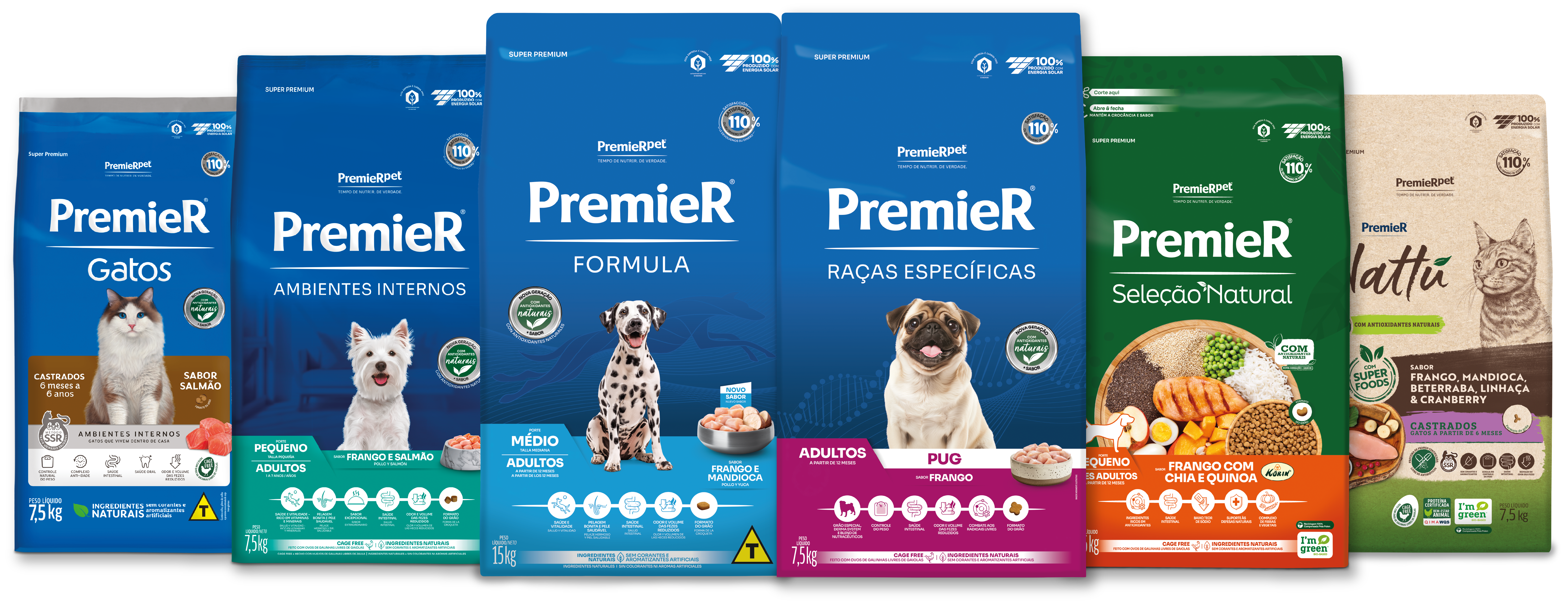 Linha Premier Alimentos Secos